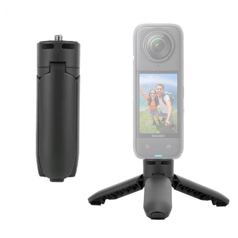 Insta360 호환 원터치 오픈 스마트 폴딩 베이스 미니 삼각대 인스타360 X5 X4 AIR X3 접이식 핸들