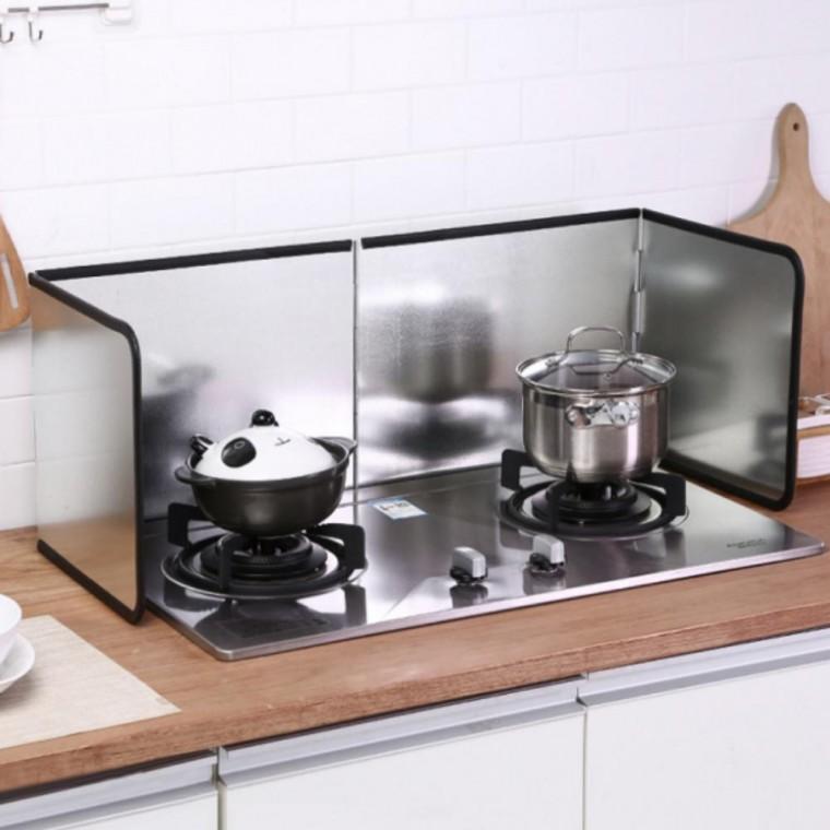 가스레인지 기름 튐 방지 가드 접이식 가림막 주방 청결 도구