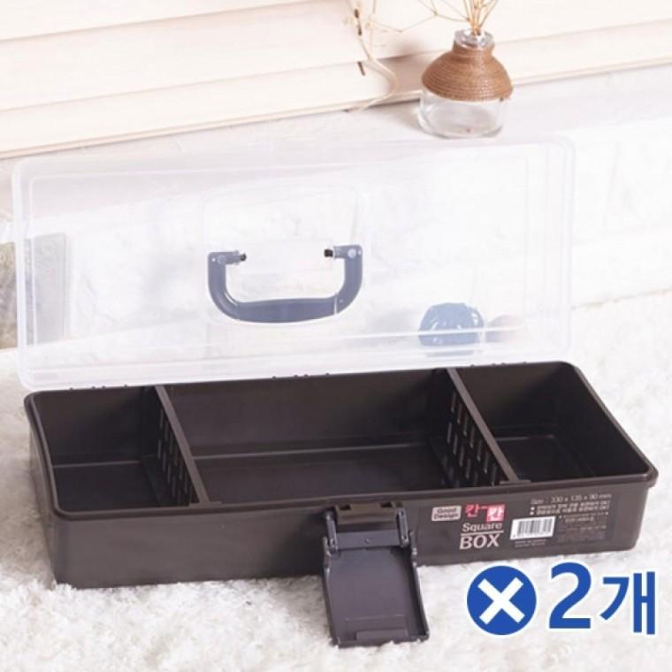 다목적 다용도 정리함 이동식 칸막이 수납함 플라스틱 소품 뚜껑 실용