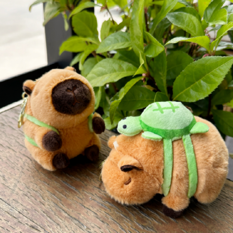 카피바라 인형 키링 백팩 가방