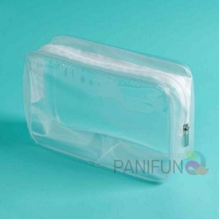 PVC파우치 수영장가방 여행용화장품파우치 20x15cm 트래블파우치 투명파우치 메이크업파우치 사각