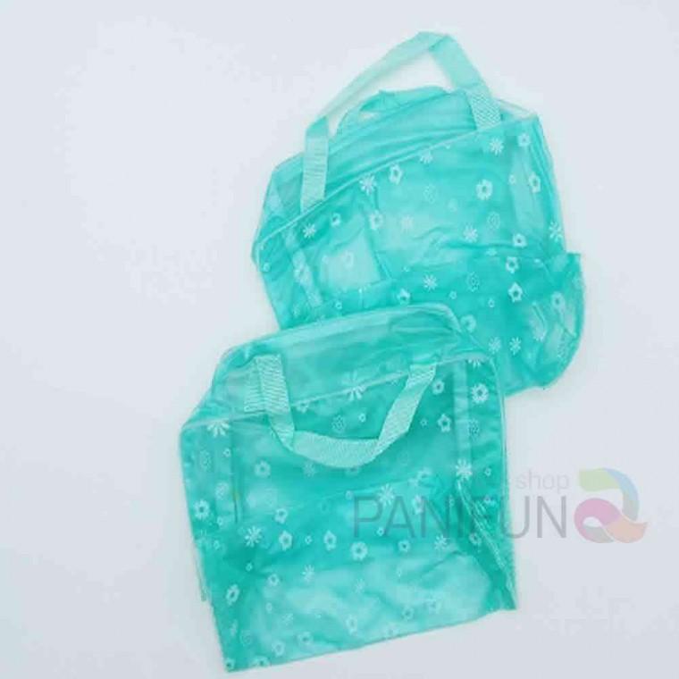 수영 방수가방 그린 불투명지퍼파우치 휴대용품파우치 화장품파우치 수영가방 휴대용파우치 세면도구파우치