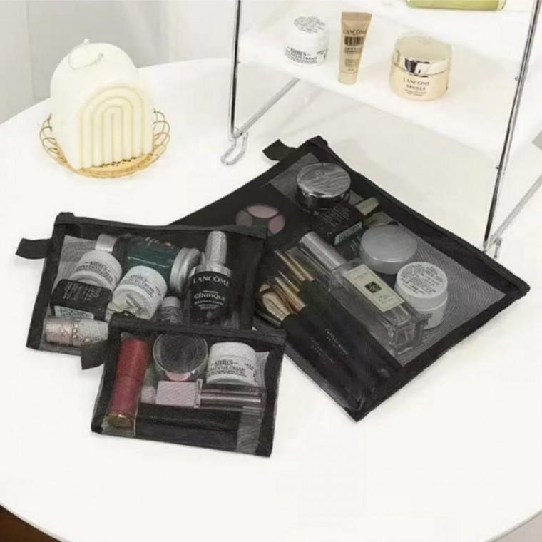 화장품 가방 망사 메쉬 파우치 중 파우치백 망사 여성 파우치 백