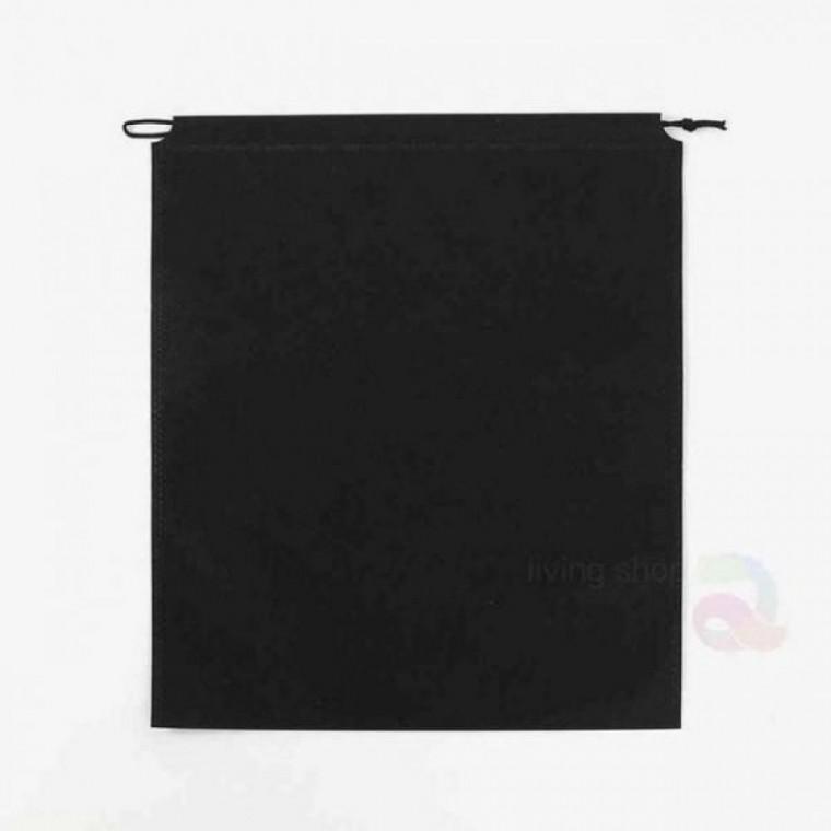 부직포주머니 부직포가방 부직포파우치 부직포복주머니 20p 포장주머니 부직포포장 양쪽 블랙