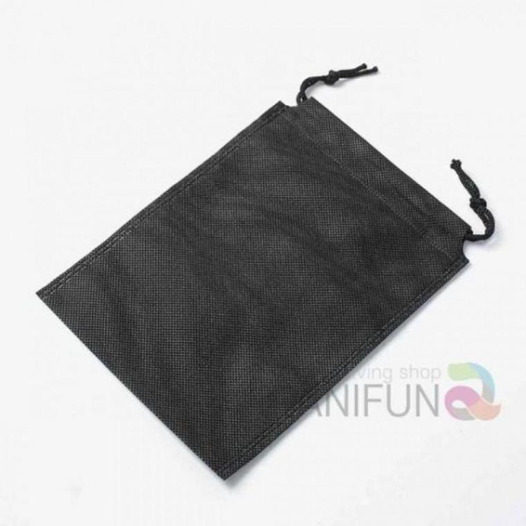 부직포 15x20cm 부직포더스트백 선물주머니 부직포포장 파우치 블랙 부직포가방 더스트백 30p