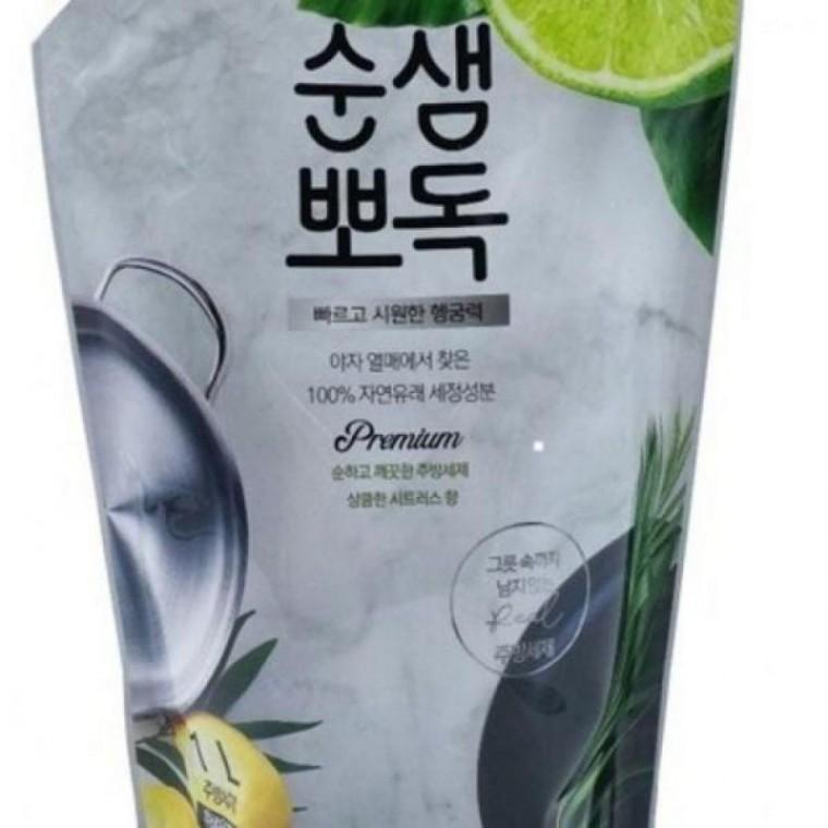 주방세제 1L 파우치 시트러스향 리필 주방소품 설거지주방세제