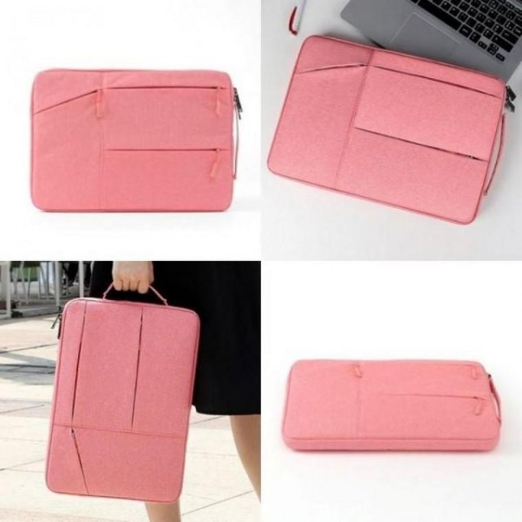 파우치 핑크 손잡이 노트북 탭가방 그램가방 39x27cm