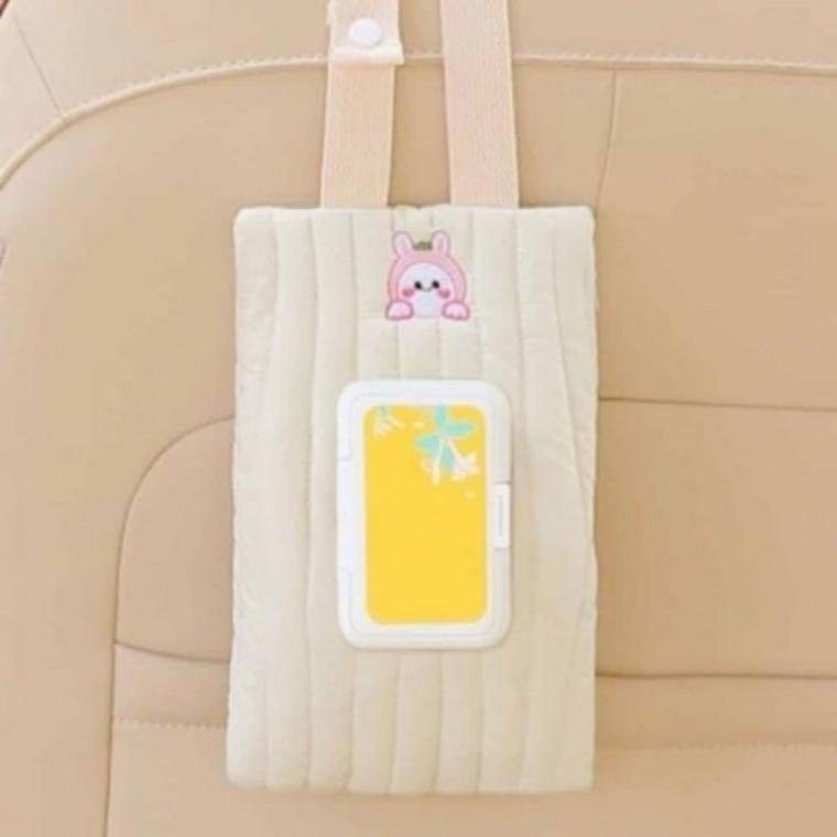 물티슈보관함 물티슈각 파우치 차량물티슈걸이 물티슈 휴대용