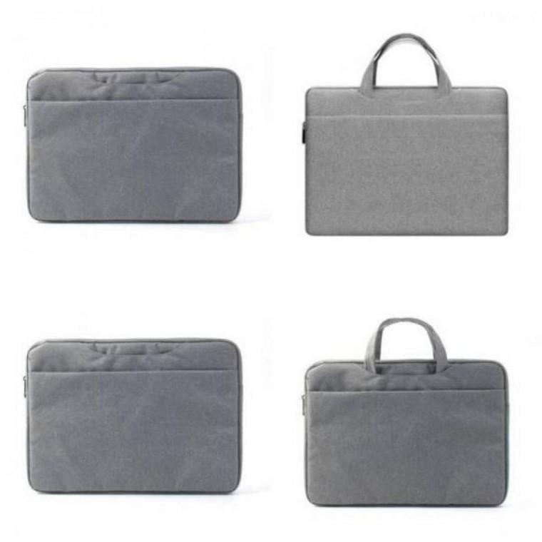 회사원 직장인 그레이 노트북 39x28cm 파우치