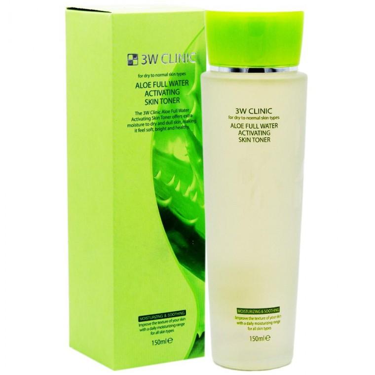3W클리닉 알로에 풀 워터 액티베이팅 스킨토너 150ml