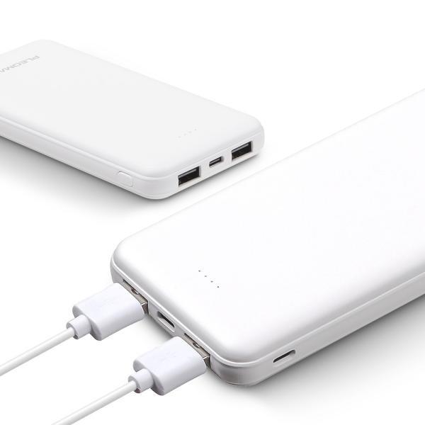 플레오맥스 휴대폰 휴대용 동시 충전 대용량 USB 2포트 20000mAh 보조배터리 PMPB-20000