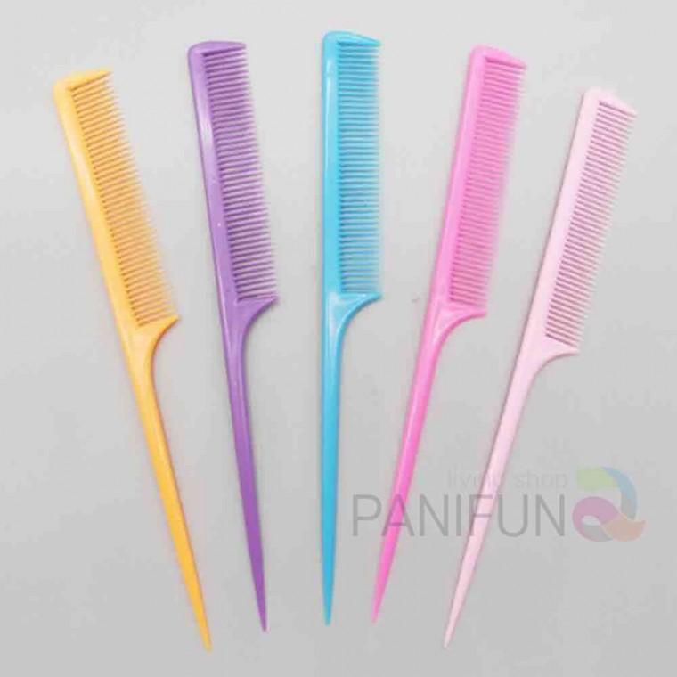 헤어 꼬리빗 브러시 미니빗 휴대빗 머리묶기빗 브러쉬 머리빗 납작빗 플라스틱빗 휴대용브러쉬