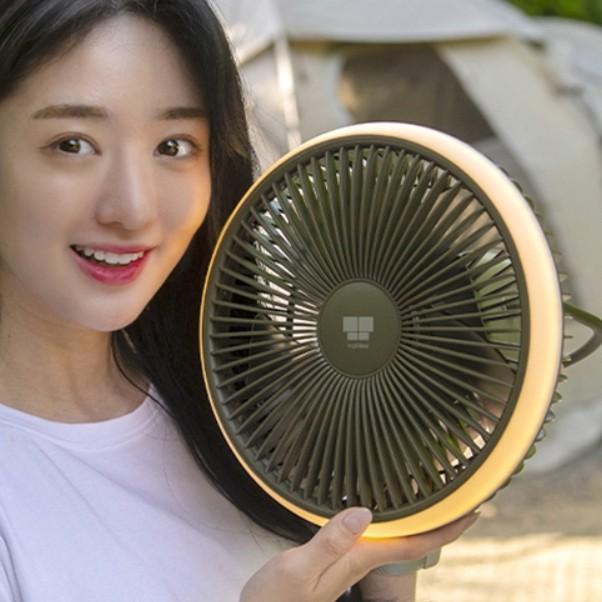 무선 휴대용 캠핑용 선풍기 LED램프 BLDC모터 리모컨 써큘레이터 타프팬 전용가방 대형팬