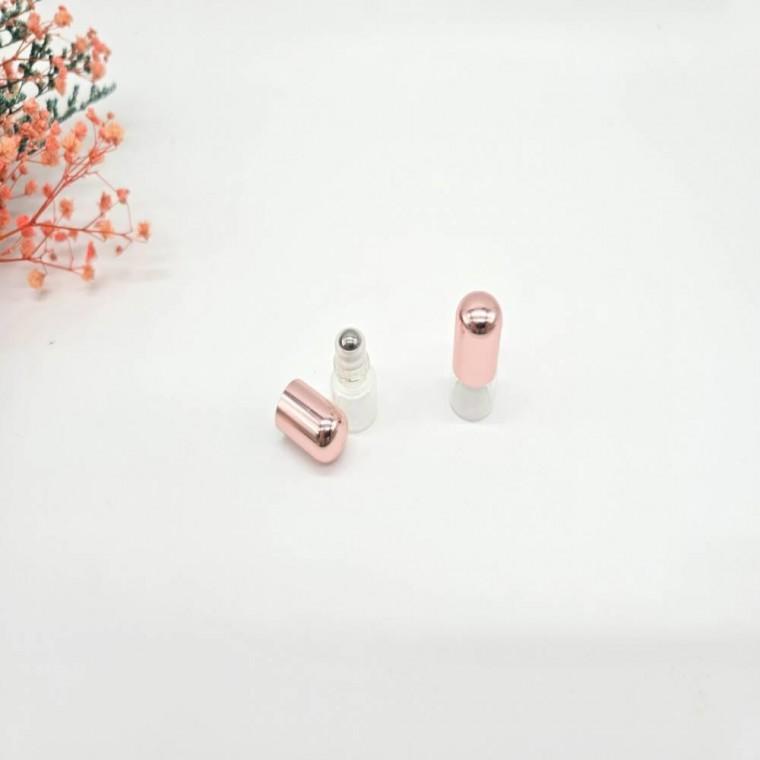 로즈핑크 롤러 공병 1ml 미니 향수 소분 용기 오일병 휴대용 리필