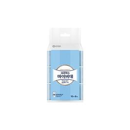 크리넥스 마이비데 클린케어 미니(휴대용) 10매 6입 1개(60매)