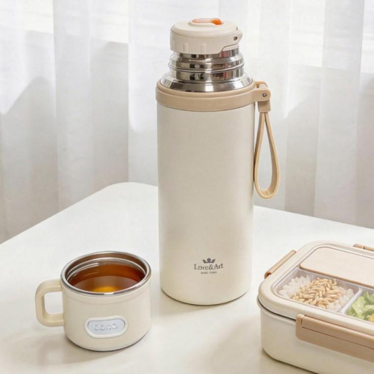 휴대용 보온 보냉병 물통 스텐 물병 텀블러 680ml