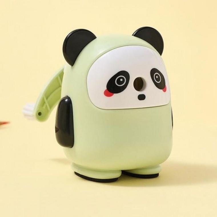 아기자기 귀여운 팬더 모양 연필깎이 휴대용 깜찍한