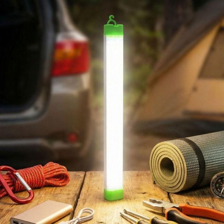 LED 랜턴 캠핑 충전식 휴대용 자석 조명 스틱 40cm