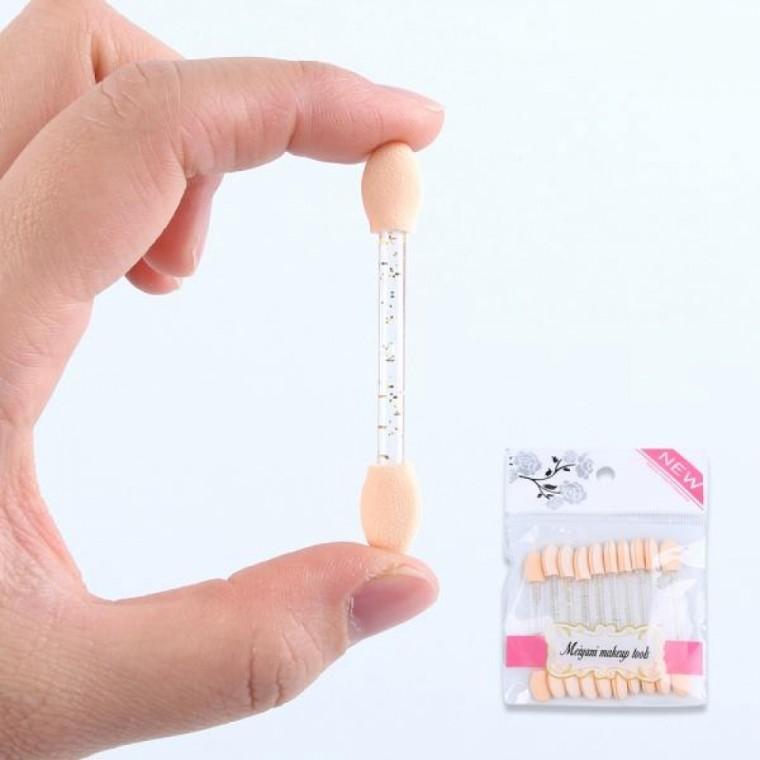 휴대용 듀얼 아이 섀도우 팁 메이크업 아이 섀도우 팁 브러쉬