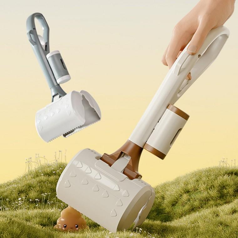 애완동물 배변집게 애완견 휴대용 수거기 봉투포함 강아지똥