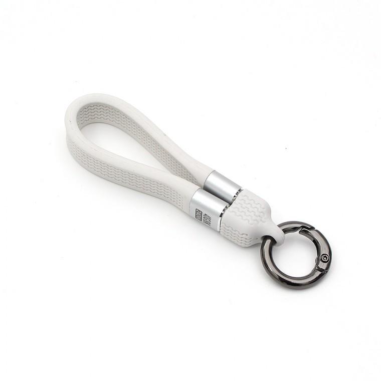 240w 유에스비 4.0 C타입 고속 충전 키링 케이블 화이트 휴대용