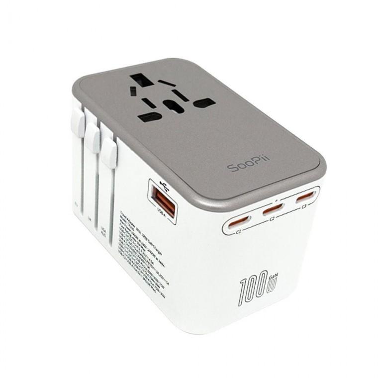 100W PD 여행용 해외 멀티플러그 어댑터 콘센트 TA100