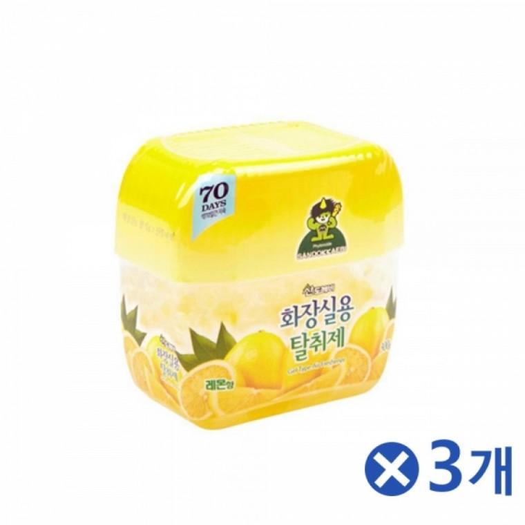 은은한 화장실용 방향제 레몬x3개 차량용품 냄세제거