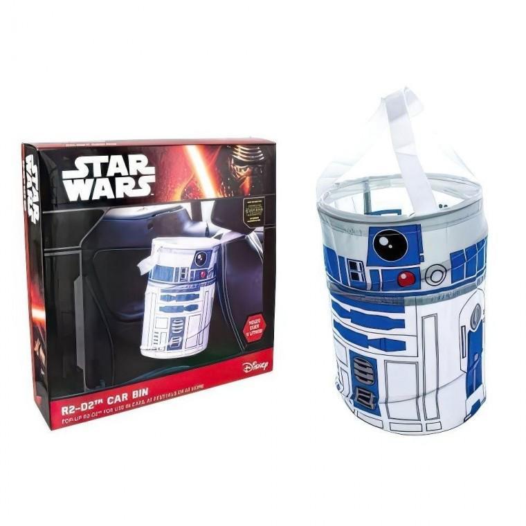 스타워즈 R2-D2 차량용 휴지통 자동차 쓰레기통 포켓 보관
