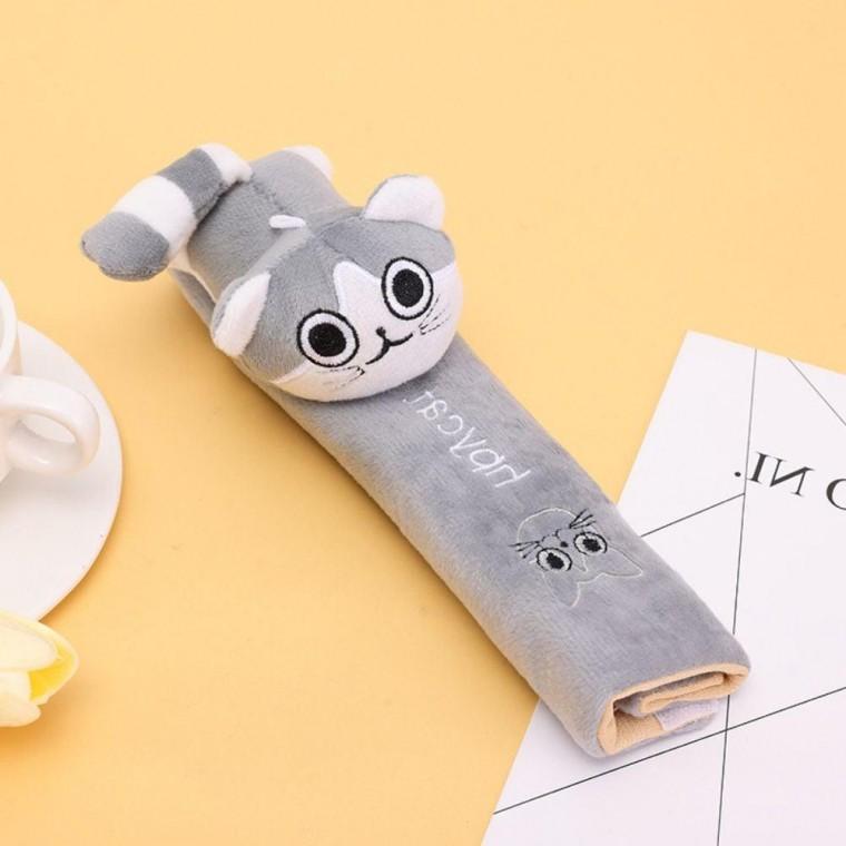 차량 꾸미기 안전벨트 커버 고양이 강아지 보호 패드 자동차 클립 스토퍼 인형 버클 고정
