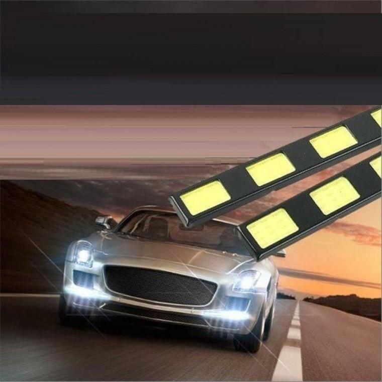 차량용 데이라이트 DRL 화이트 LED 14cm 자동 BB865
