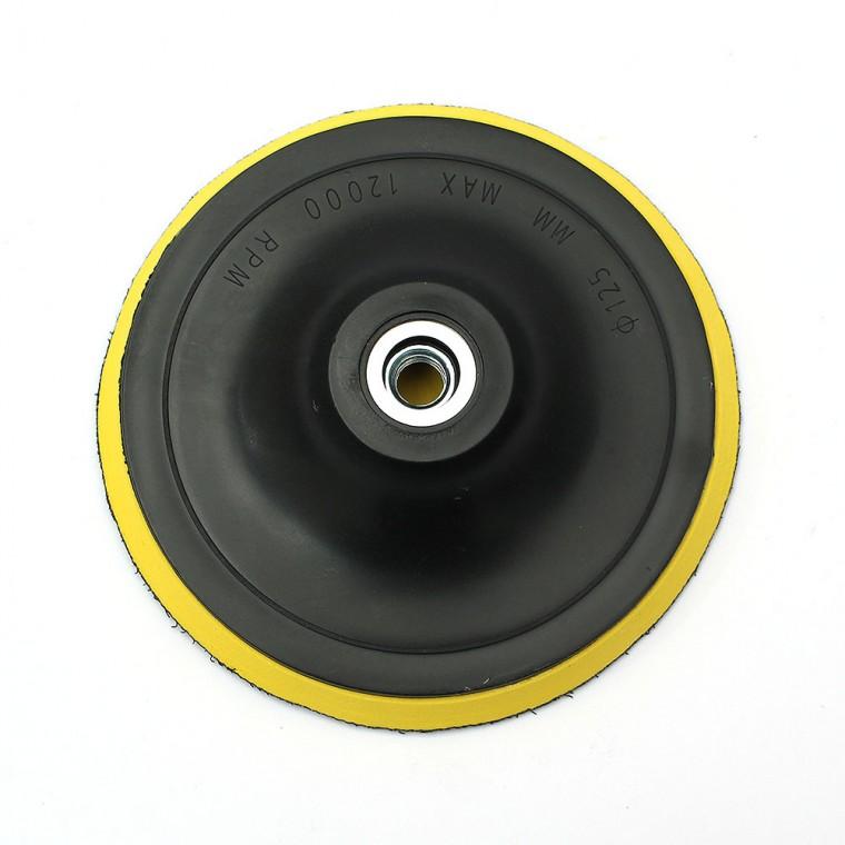 전동 드릴 마이크로파이버 극세사 광택 패드 3개입 차량용 왁싱 패드 12.5cm