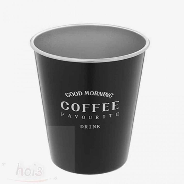 호이 커피 스텐컵 500ml 블랙 스테인레스컵 차량용텀블러 업소용스텐컵