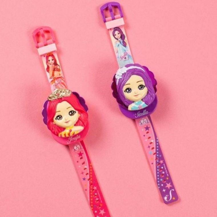 초등학생팔찌시계 여아용완구시계 캐릭터놀이시계 유아장난감코스튬 1개