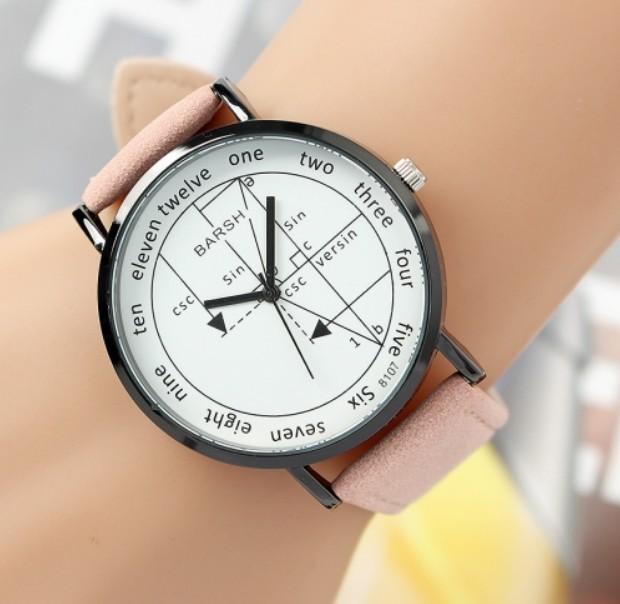 시계 유니크 아날로그 팔찌 손목시계 (핑크) DP72925