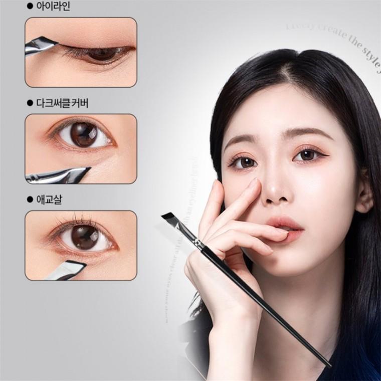 아이라인 브러쉬 납작아이라이너브러쉬 아이라인브러쉬세트 아이라이너사선브러쉬