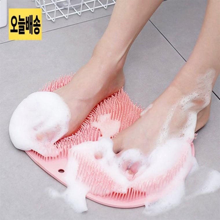 실리콘 풋브러쉬 발세척매트 발바닥브러쉬 발각질제거브러쉬 발클리너