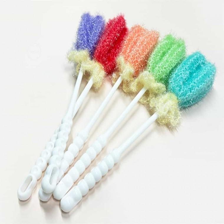 반짝이 아크릴병솔 8236 부드러운수세미 텀블러브러쉬 물병