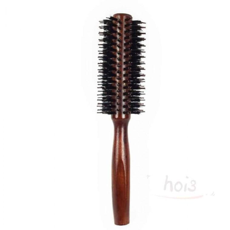 호이 원목 드라이빗 4.5cm 드라이롤브러쉬 미용실롤빗 헤어드라이빗