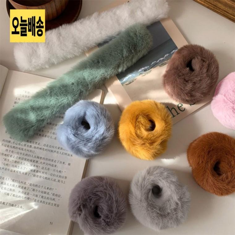 퍼 머리끈 원터치 헤어밴드 퍼머리끈 헤어용품 헤어악세사리세트
