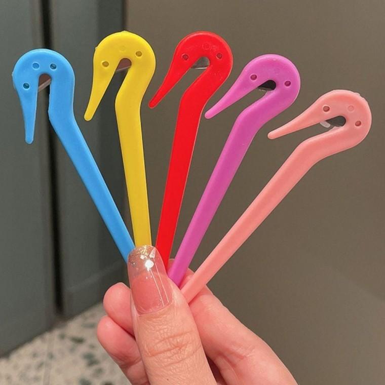 쉽게 자르는 머리끈칼 고무줄칼 헤어끈 커터 용품 머리칼 짱짱한 고무줄끈 헤어밴드
