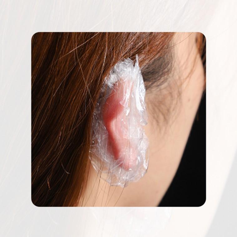 셀프미용 염색용 일회용 비닐 귀마개 10P