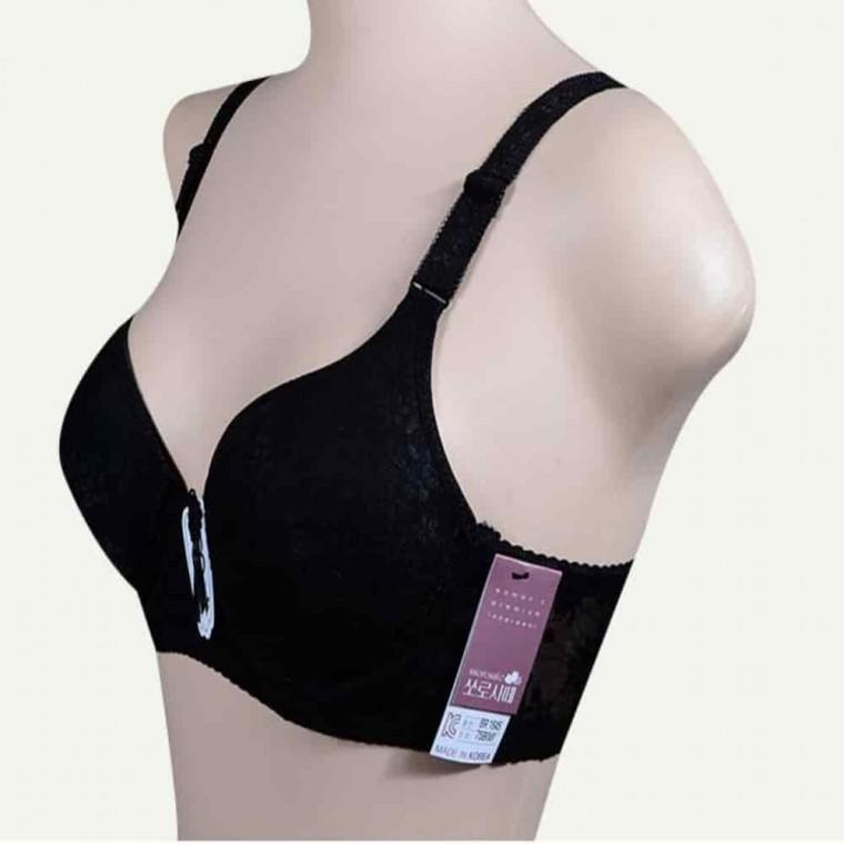 꽃무늬 쟈가드 몰드 와이어 B컵브라 여자속옷 여성여름브라 보정속옷 가슴처짐브라