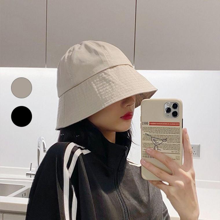 여성 봄 여름 버킷햇 벙거지 모자 미니멀 스타일 화사한 컬러 내츄럴 간편한 케쥬얼 코디