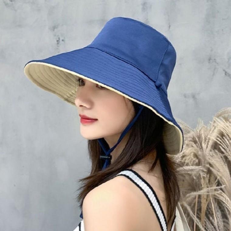 양면 비치 버킷 모자 여성 자외선 차단 여름모자 플랩햇