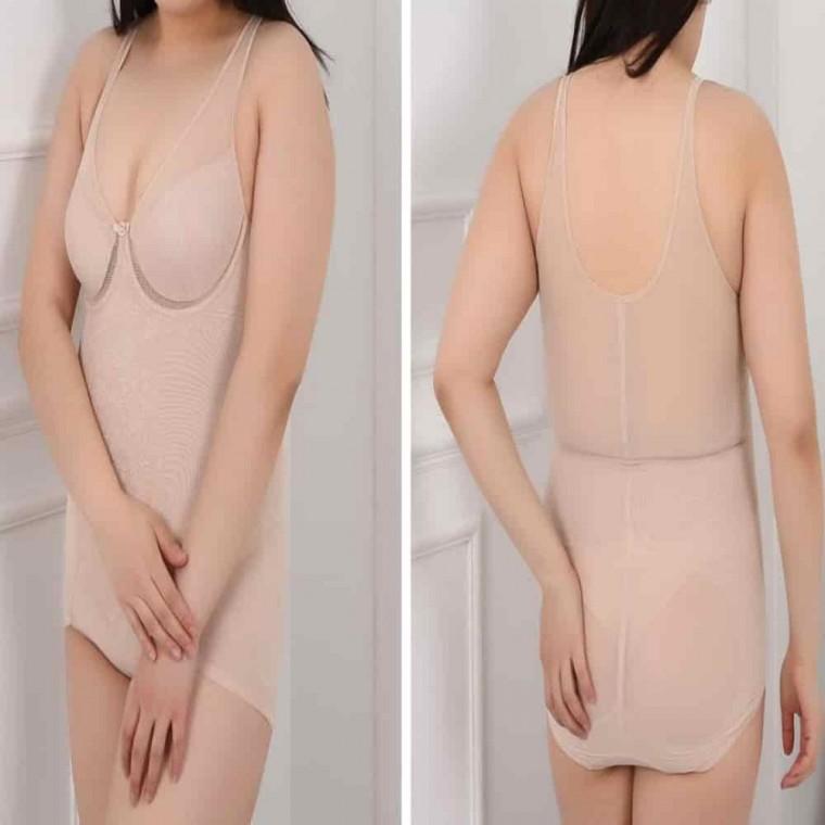 여성 체형보정 빅사이즈 B컵 올인원 여름바디쉐이퍼 뱃살보정 아랫배보정속옷 체형보정속옷