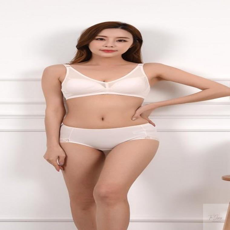 노와이어 B컵 브라팬티세트 여름브라 여성란제리 언더웨어 심리스속옷