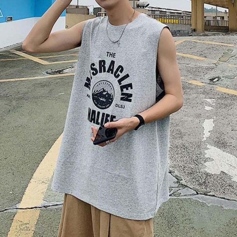 민소매 포인트 패션 데일리 라운드넥 디자인 여름