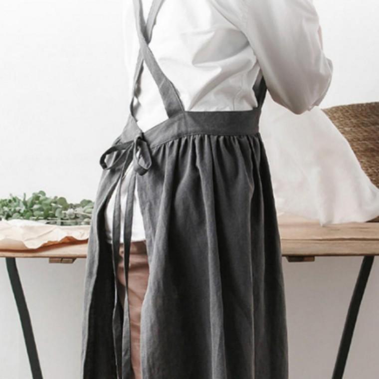 앞치마 린넨 원피스형 여름