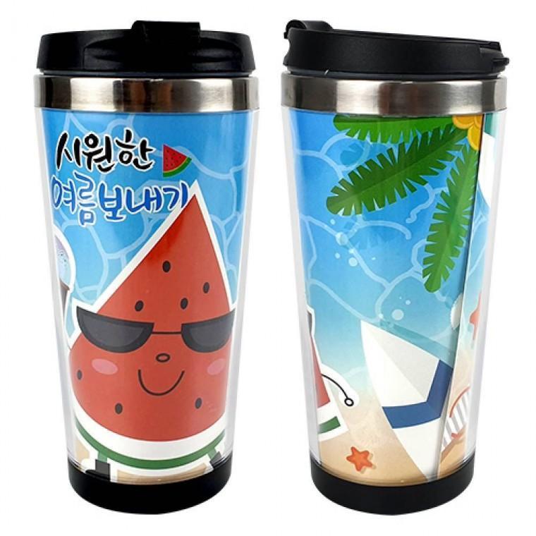 DIY스텐레스 텀블러만들기 여름수박