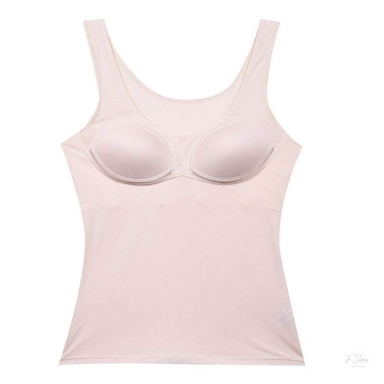 노와이어 몰드 브라런닝 속옷 인견브라런닝 여름보정속옷 캡내장런닝